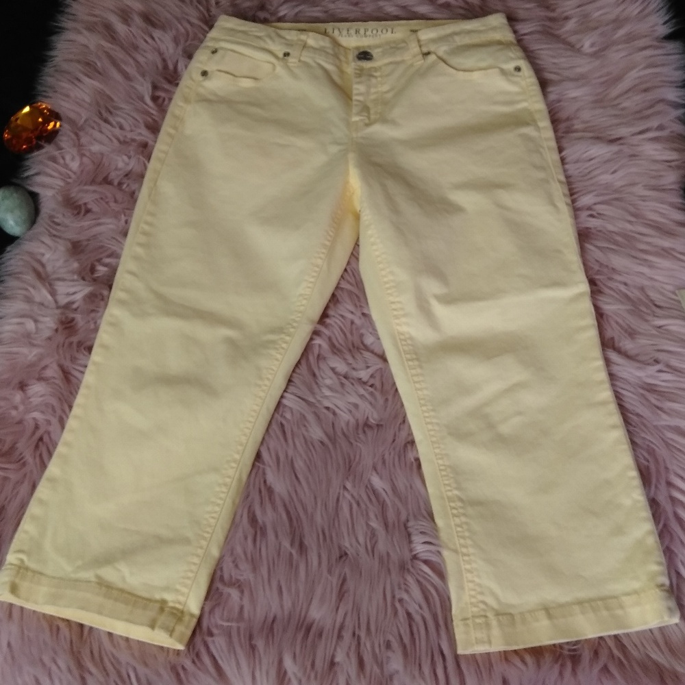 Liverpool Jeans Company Women's Capri Pants sz 6